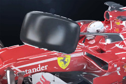 Вплив колеса на болід Себастьяна Феттеля, Ferrari SF70H with tyre impact