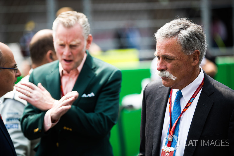 Sean Bratches, Managing Director of Commercial Operations, Formula One Group, Chase Carey, Chairman,