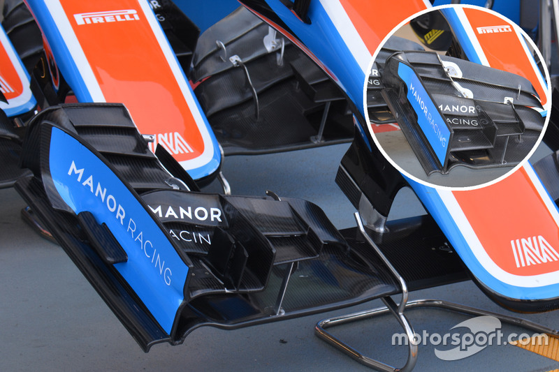 Manor MRT05: Frontflügel