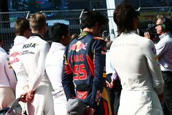 Carlos Sainz Jr., Scuderia Toro Rosso op de grid