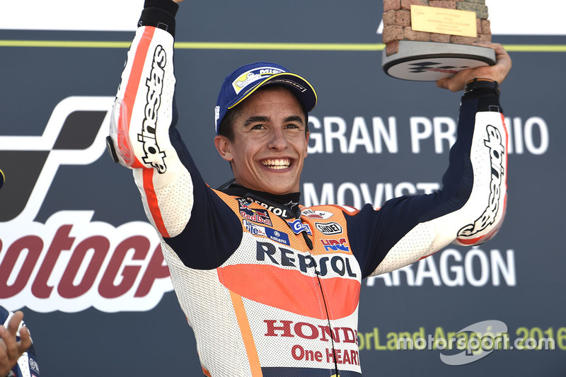 Podium: race winner Marc Marquez, Repsol Honda Team