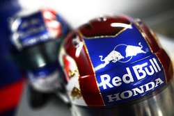 The helmet of Pierre Gasly, Toro Rosso