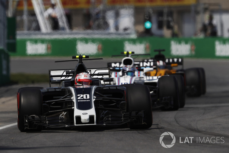 Kevin Magnussen, Haas, Lance Stroll, Williams and Nico Hulkenberg, Renault