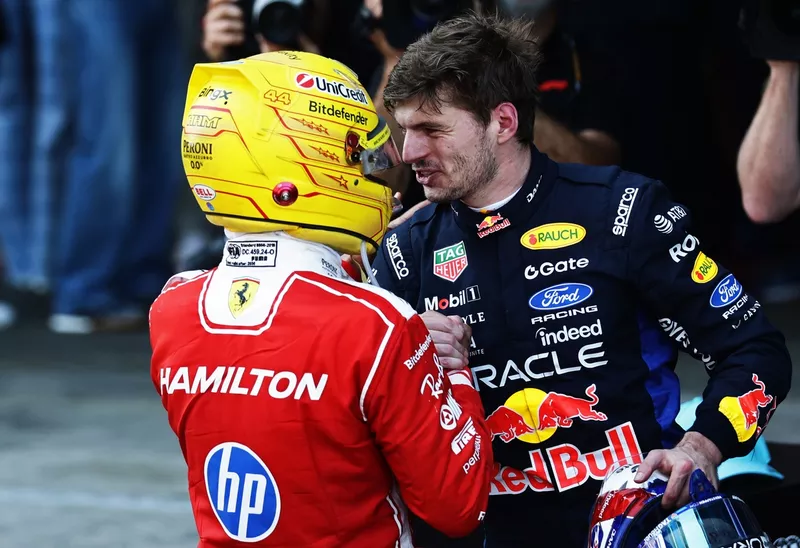 Lewis Hamilton, Ferrari, Max Verstappen, Red Bull Racing