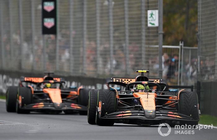Lando Norris, McLaren, Oscar Piastri