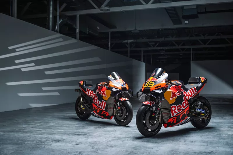 Les motos de Jack Miller et de Brad Binder