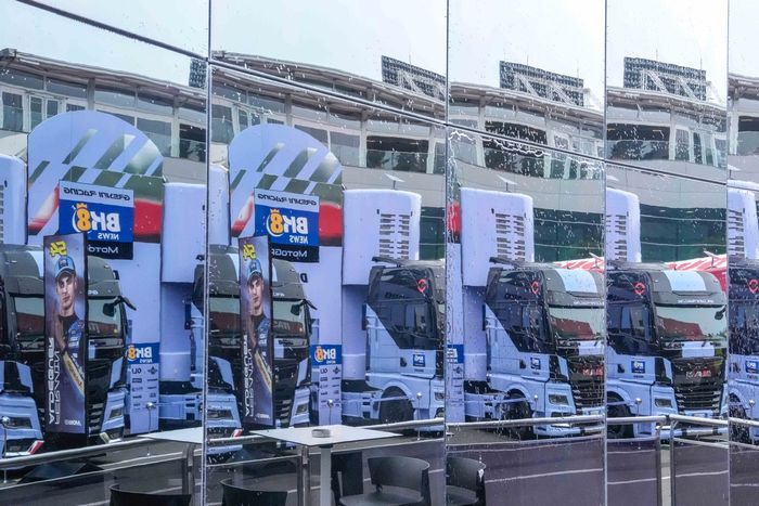 Motorhome in paddock