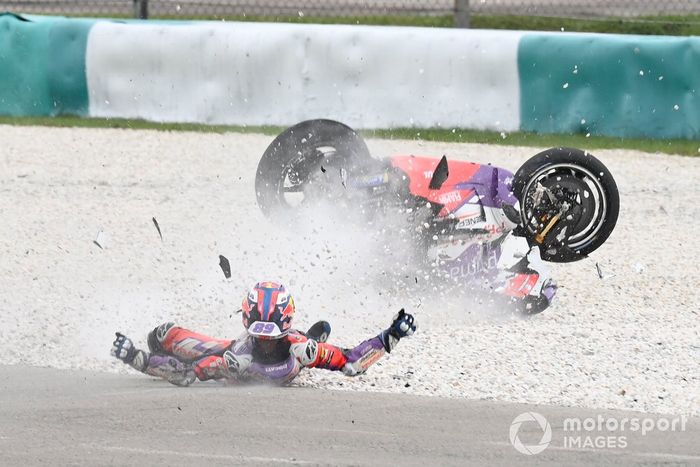 Caída de Jorge Martín, Pramac Racing