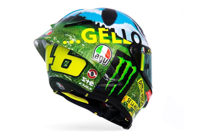 Casco de Valentino Rossi, Petronas Yamaha SRT  