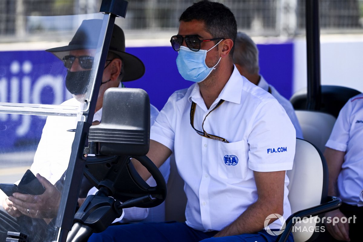 Michael Masi, Race Director inspecting the track