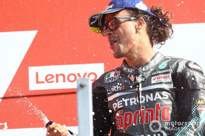 Podio: ganador Franco Morbidelli, Petronas Yamaha SRT