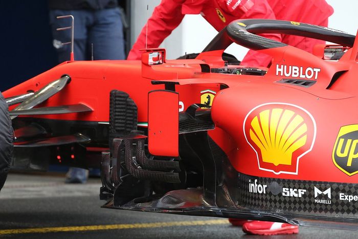 Ferrari SF1000 detalle del bargeboard 