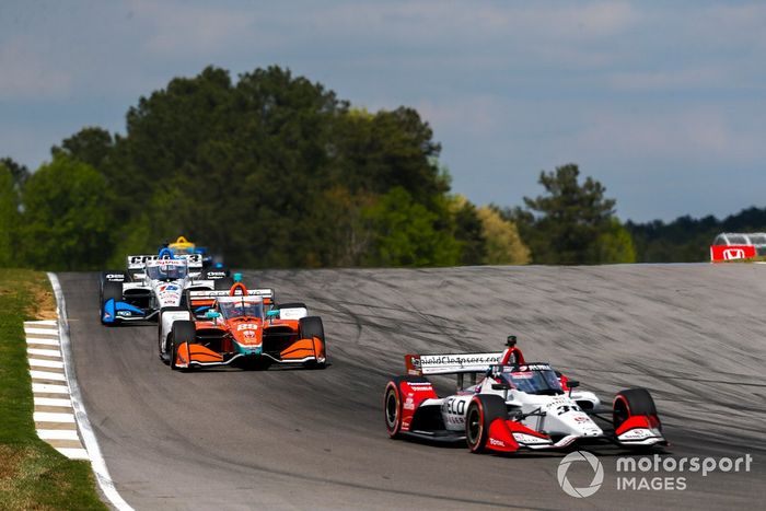 Takuma Sato,  Rahal Letterman Lanigan Racing Honda, James Hinchcliffe, Andretti Steinbrenner Autosport Honda