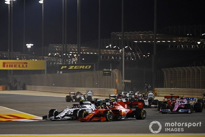 Pierre Gasly, AlphaTauri AT01, Charles Leclerc, Ferrari SF1000