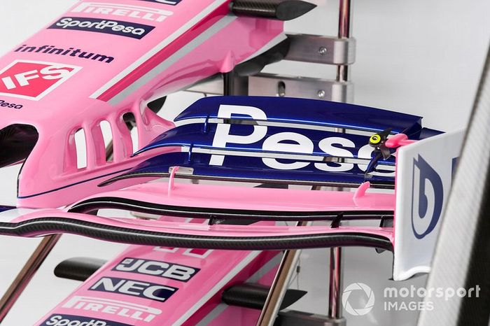 Alerón delantero del Racing Point RP19 