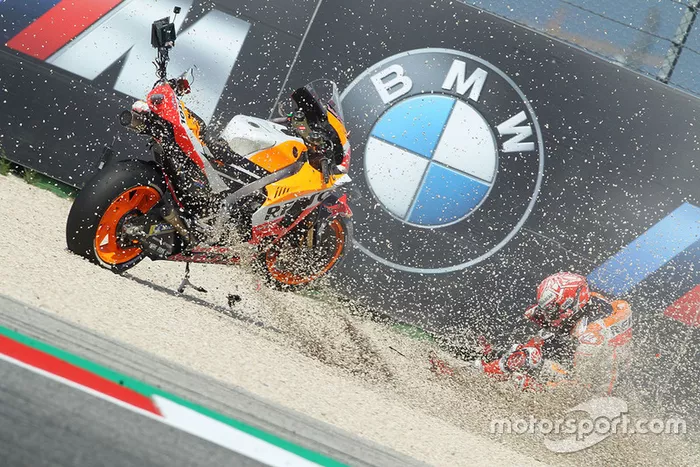 Marc Marquez, Repsol Honda Team crash