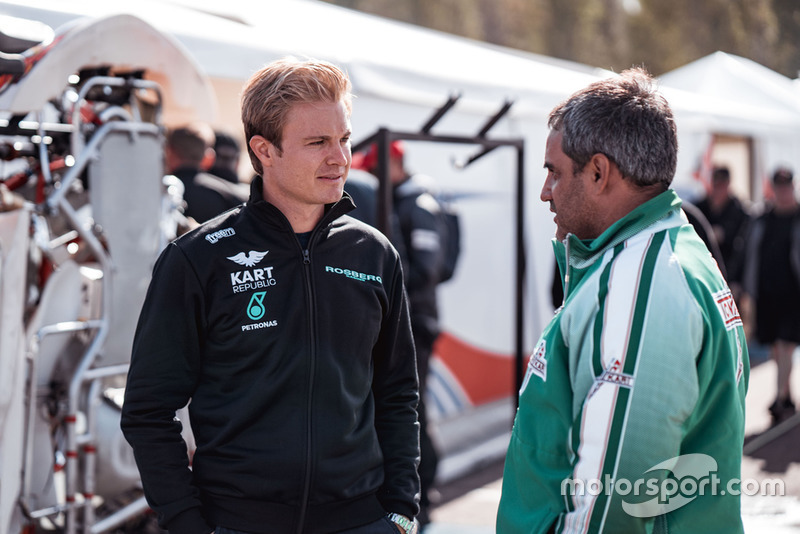 Nico Rosberg y Juan Pablo Montoya