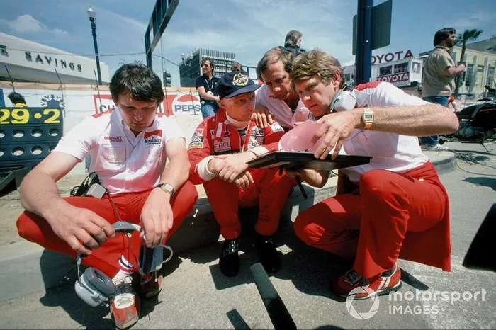 Niki Lauda, McLaren Ford, Ron Dennis, Tyler Alexander, John Barnard