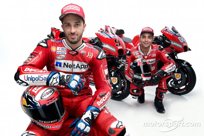 Andrea Dovizioso and Danilo Petrucci, Ducati Team