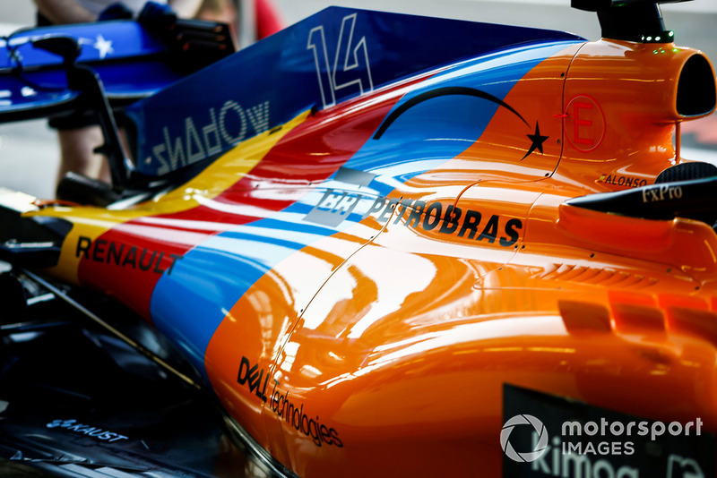 Особая ливрея McLaren MCL33 Фернандо Алонсо