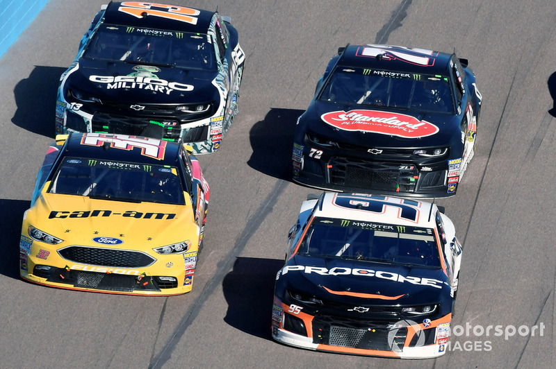 Regan Smith, Leavine Family Racing, Chevrolet Camaro Procore and Matt DiBenedetto, Go FAS Racing, Ford Fusion Can-Am/Wholey