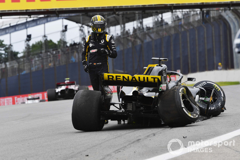 Авария: Нико Хюлькенберг, Renault Sport F1 Team RS18