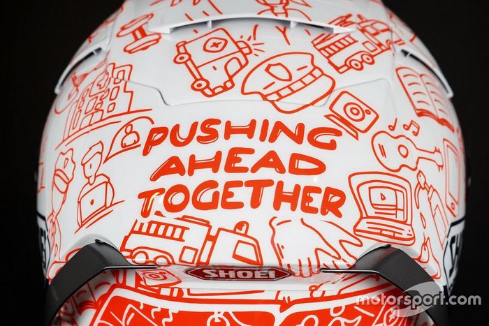 Casco de Marc Marquez, Repsol Honda Team