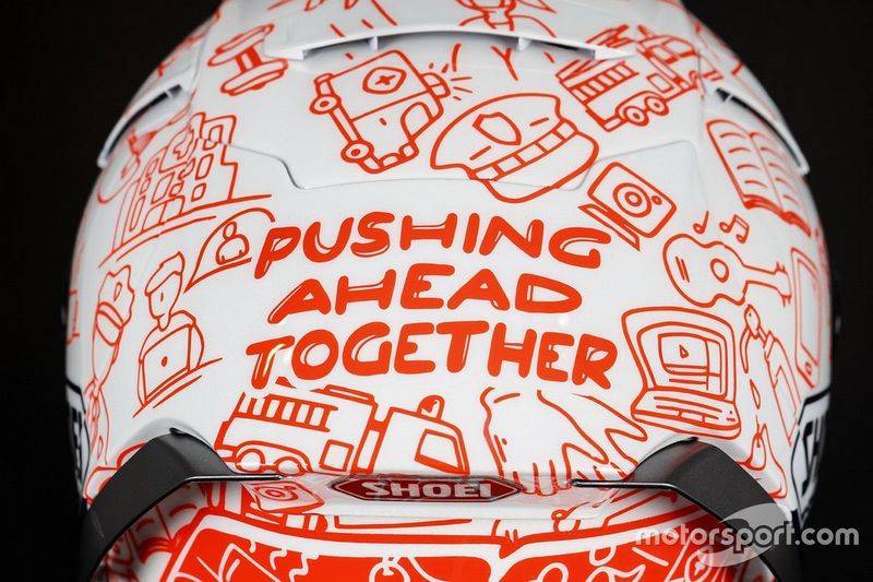 Casco de Marc Marquez, Repsol Honda Team