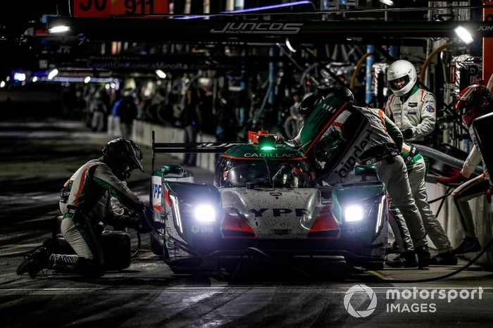 #50 Juncos Racing Cadillac DPi, DPi: Will Owen, Rene Binder, Agustin Canapino, Kyle Kaiser, pit stop