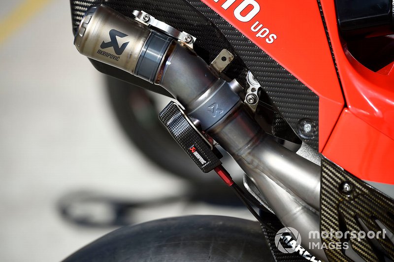 Ducati Desmosedici GP19: Auspuff