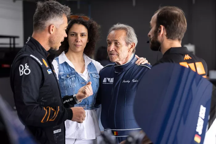 Jacky Ickx, Genesis Magma Racing, Anouck Abadie, Genesis Magma Racing, Andre Lotterer, Genesis Magma Racing