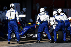 Marcus Ericsson, Sauber C35 practices beim Boxenstopptraining