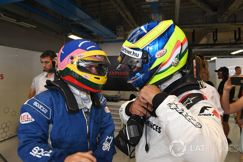 Jacques Villeneuve, F1 Experiences 2-Seater Driver and Zsolt Baumgartner, F1 Experiences 2-Seater driver