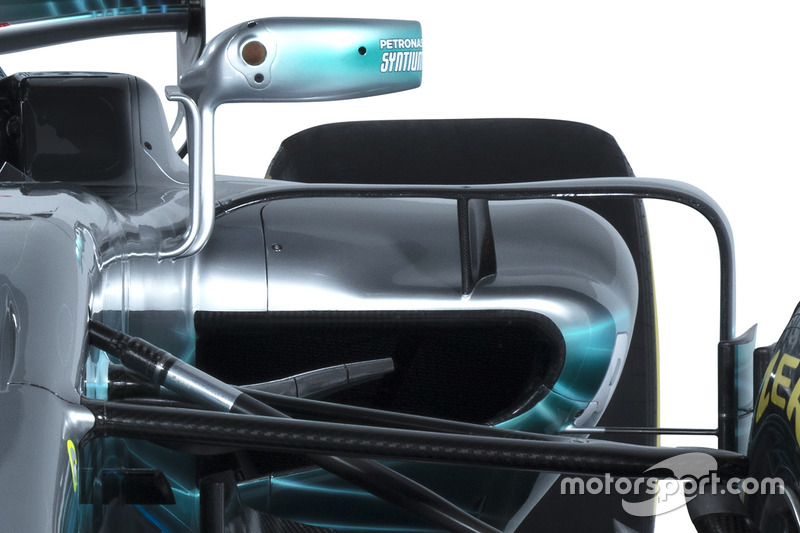 Mercedes AMG F1 W08 detail