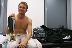 Nico Rosberg, Mercedes AMG F1 feiert seinen WM-Titel