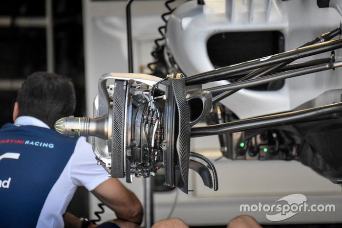 Williams FW40, detalle freno