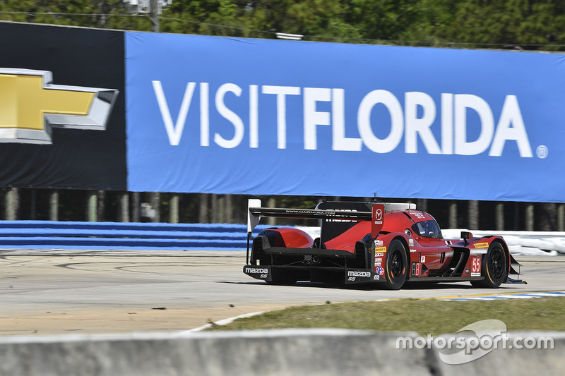 #55 Mazda Motorsports Mazda DPi: Jonathan Bomarito, Tristan Nunez, Spencer Pigot