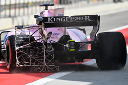 Alfonso Celis Jr., Sahara Force India F1 VJM10, mit Messgeräten