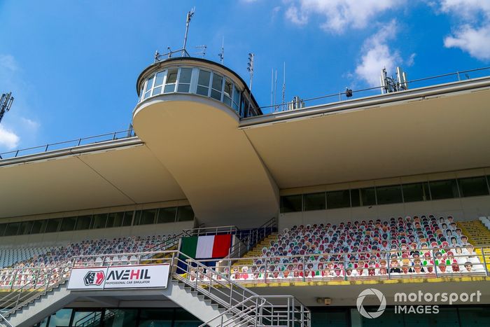 Aspectos del circuito de Monza