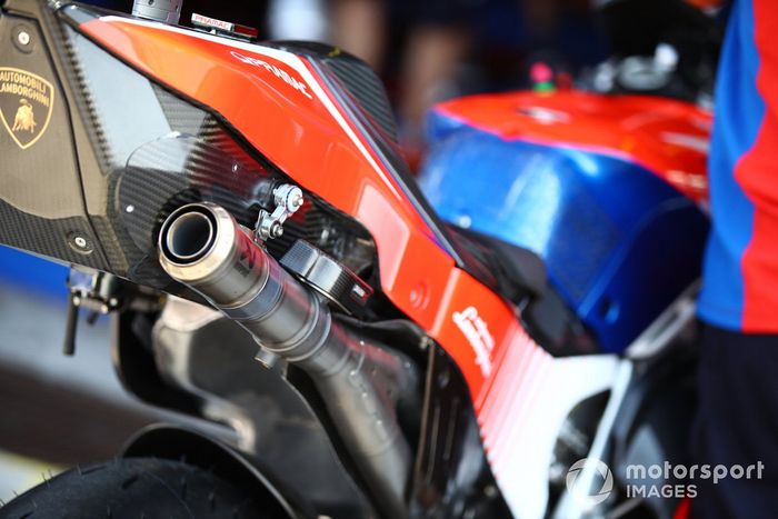 La moto de Jack Miller, Pramac Racing Ducati