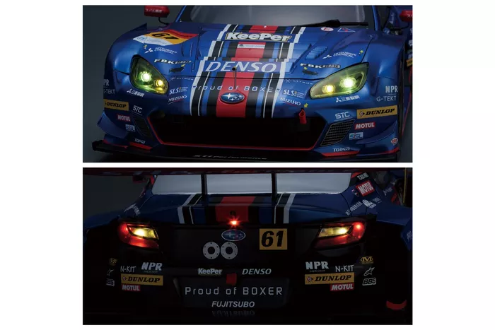 2021年のGT300チャンピオンマシンが”大迫力”の1/8スケールで登場