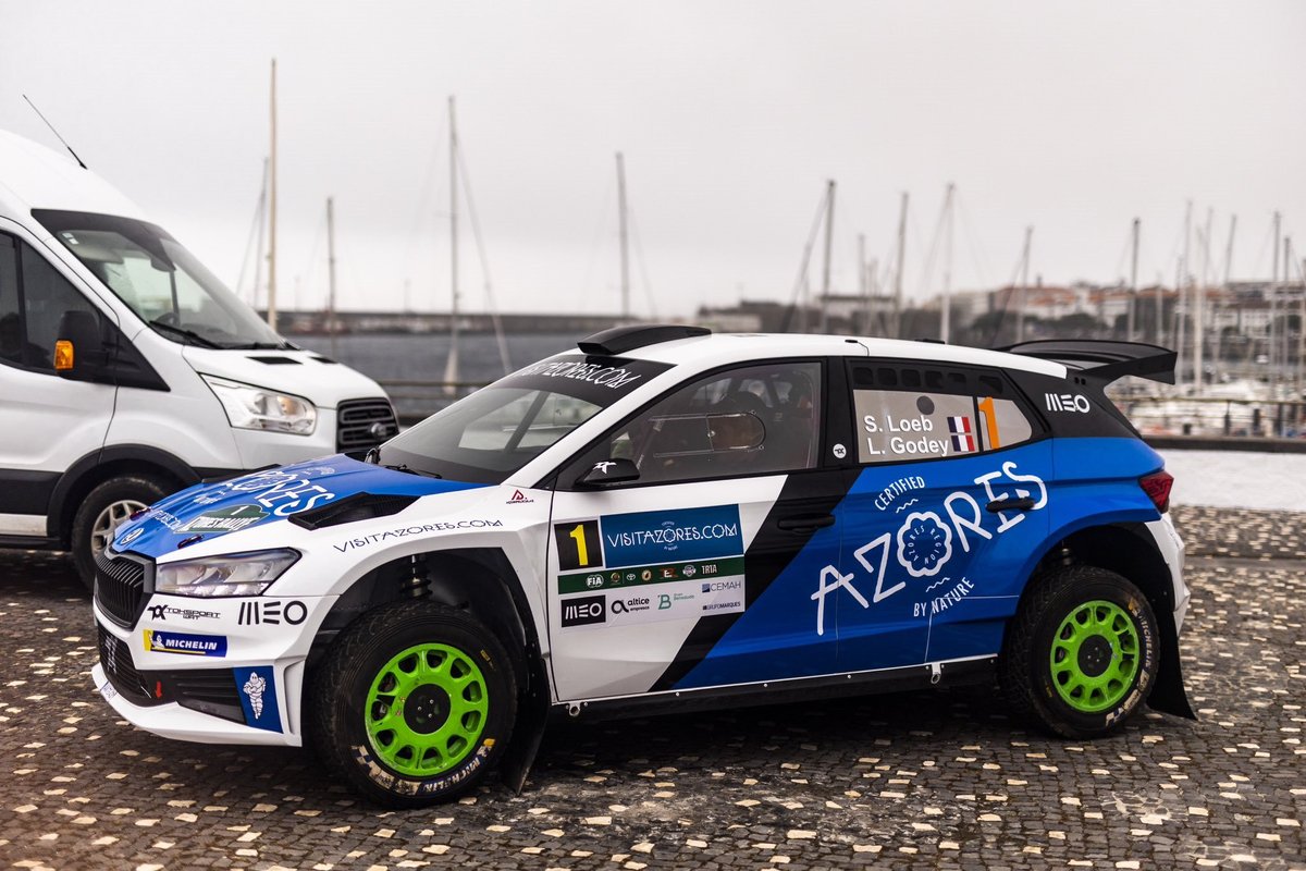 Sebastien Loeb, Laurene Godey, Skoda Fabia RS Rally2