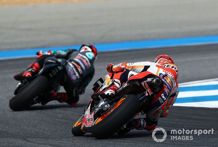 Fabio Quartararo, Petronas Yamaha SRT, Marc Marquez, Repsol Honda Team