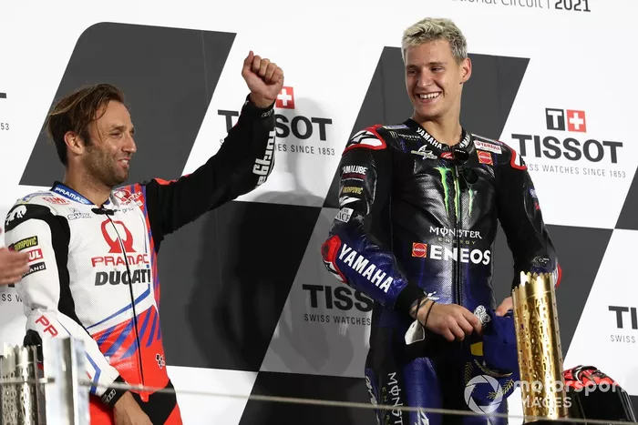 Podio: ganador Fabio Quartararo, Yamaha Factory Racing
