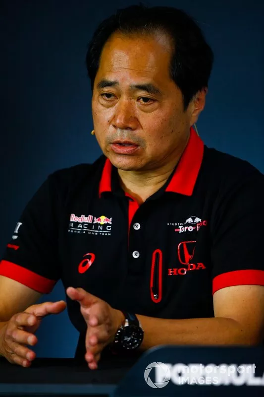 Toyoharu Tanabe, Director Técnico de F1, Honda, en la Rueda de Prensa de los directores del equipo