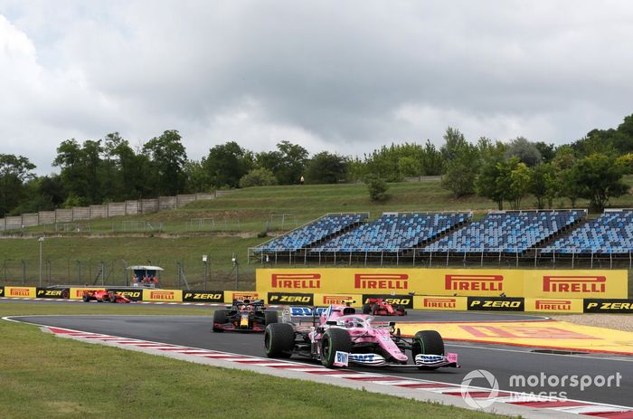 Lance Stroll, Racing Point RP20, Max Verstappen, Red Bull Racing RB16 