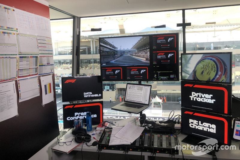 Cabina de comentaristas de Sky Sports F1