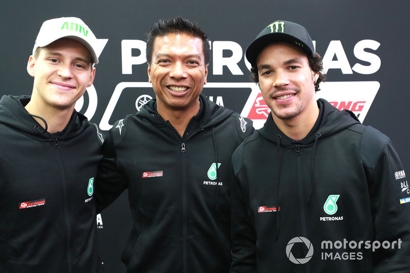 Fabio Quartararo, Razlan Razali, Franco Morbidelli, Petronas Yamaha SRT