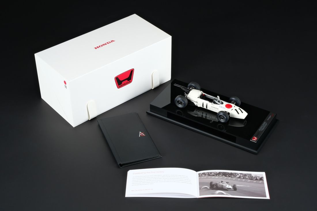 ホンダ、F1初優勝60周年を記念してRA272のモデルカーを限定販売 F1