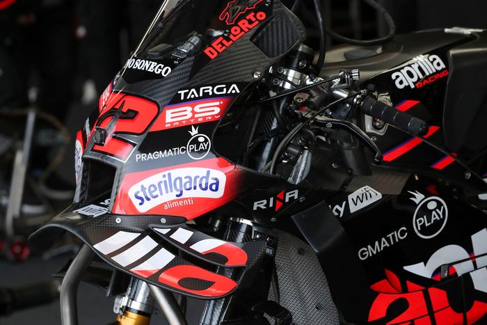 Aprilia Racing Team bike detail